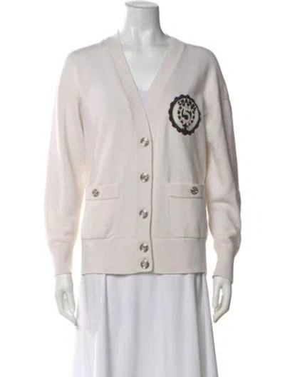 Pre-owned Chanel 2023 Cashmere Sweater In Neutral