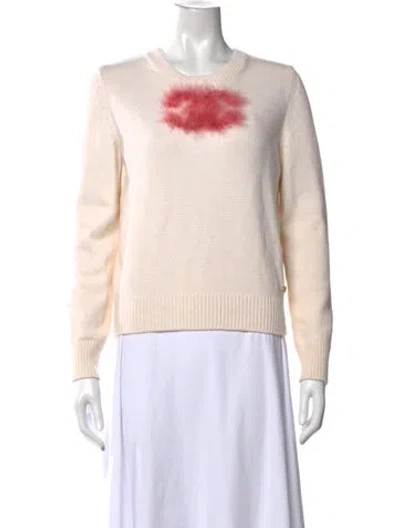 Pre-owned Chanel 2023 Cashmere Sweater In Neutrals