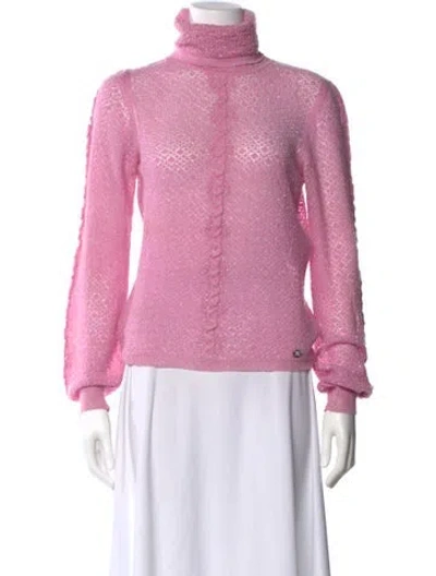 Pre-owned Chanel 2023 Cashmere Sweater In Pink
