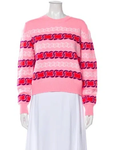 Pre-owned Chanel 2023 Cashmere Sweater In Pink