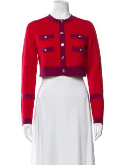Pre-owned Chanel 2023 Cashmere Sweater In Red