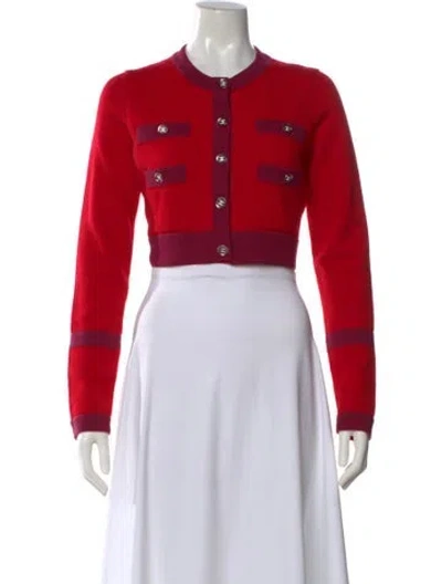 Pre-owned Chanel 2023 Cashmere Sweater In Red