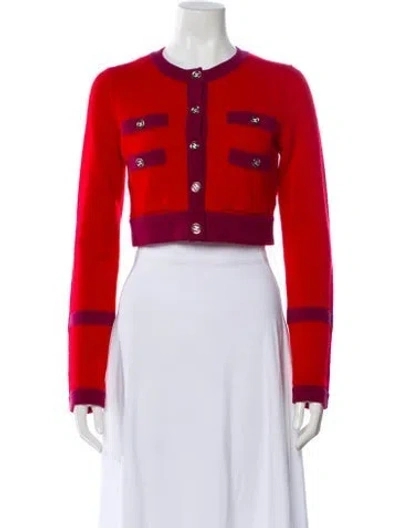 Pre-owned Chanel 2023 Cashmere Sweater In Red