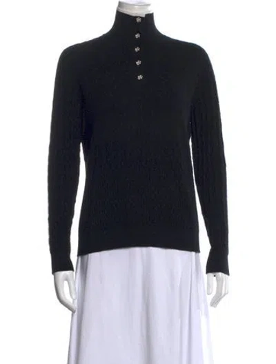 Pre-owned Chanel 2023 Cashmere Sweater W/ Tags In Black