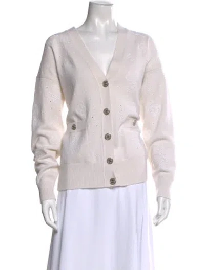 Pre-owned Chanel 2023 Cashmere Sweater W/ Tags In Neutral
