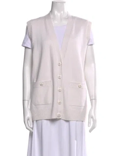 Pre-owned Chanel 2023 Cashmere Sweater W/ Tags In Neutral
