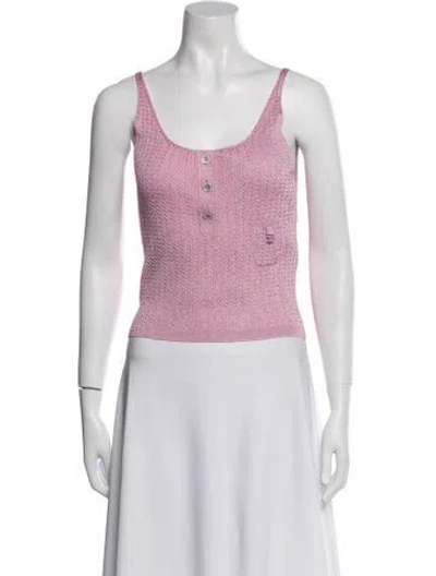 Pre-owned Chanel 2023 Cashmere Sweater W/ Tags In Pink