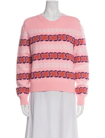 Pre-owned Chanel 2023 Cashmere Sweater W/ Tags In Pink