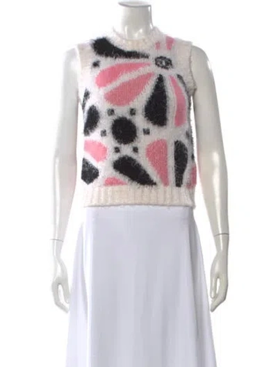 Pre-owned Chanel 2023 Cashmere Sweater In White