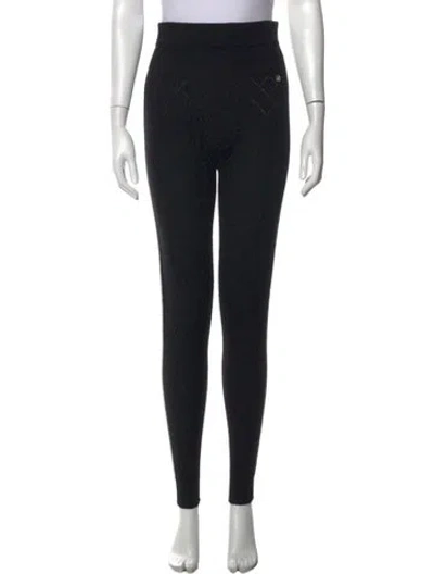 Pre-owned Chanel 2023 Cashmere Sweatpants In Black