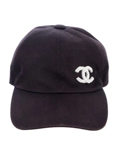 Pre-owned Chanel 2023 Cc Baseball Cap In Black