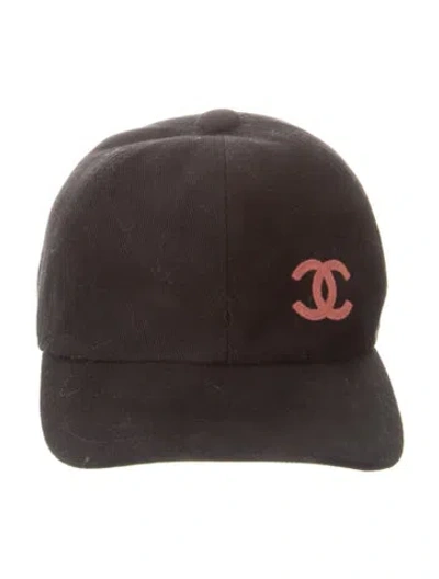 Pre-owned Chanel 2023 Cc Baseball Cap In Black
