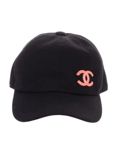 Pre-owned Chanel 2023 Cc Baseball Cap In Black