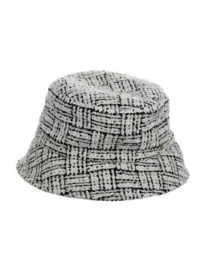 Pre-owned Chanel 2023 Cc Tweed Bucket Hat In Multi