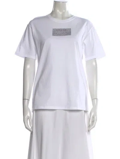 Pre-owned Chanel 2023 Coco Croisiere Miami T-shirt In White