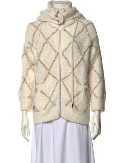 Pre-owned Chanel 2023 Coco Neige Sweater In Neutral