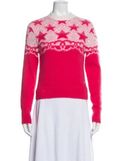 Pre-owned Chanel 2023 Coco Neige Sweater In Pink
