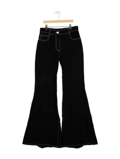 Pre-owned Chanel 2023 Flared Jeans In Black