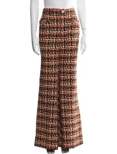 Pre-owned Chanel 2023 Flared Pants In Orange