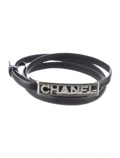 Pre-owned Chanel 2023 Interlocking Cc Logo Belt In Multi