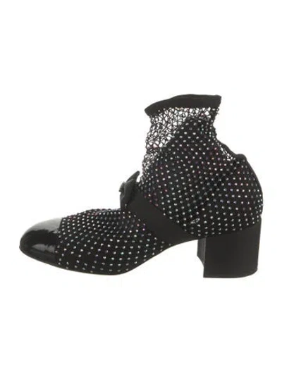Pre-owned Chanel 2023 Interlocking Cc Logo Boots In Black