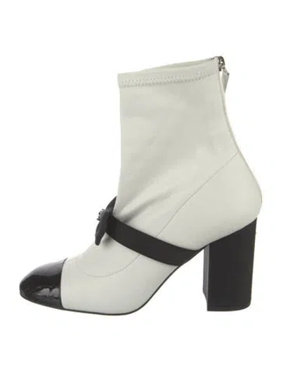 Pre-owned Chanel 2023 Interlocking Cc Logo Boots In Multi