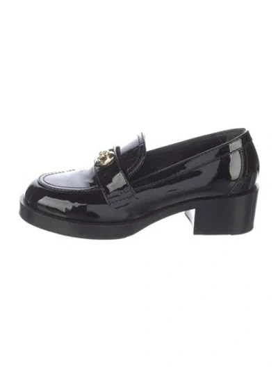 Pre-owned Chanel 2023 Interlocking Cc Logo Pumps In Black