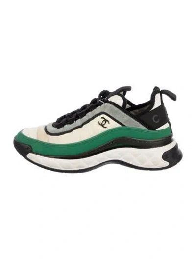 Pre-owned Chanel 2023 Interlocking Cc Logo Sneakers In Multi