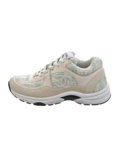Pre-owned Chanel 2023 Interlocking Cc Logo Sneakers In Multi