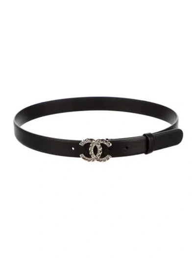 Pre-owned Chanel 2023 Interlocking Cc Logo Waist Belt In Multi