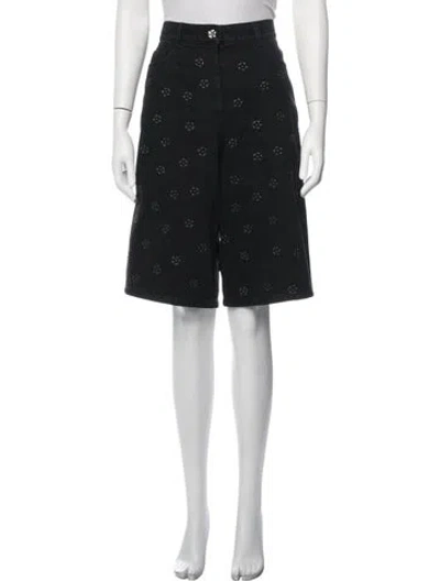 Pre-owned Chanel 2023 Knee-length Shorts In Black