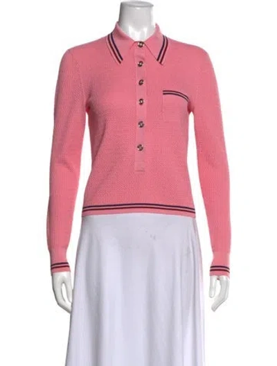 Pre-owned Chanel 2023 Long Sleeve Polo In Multi