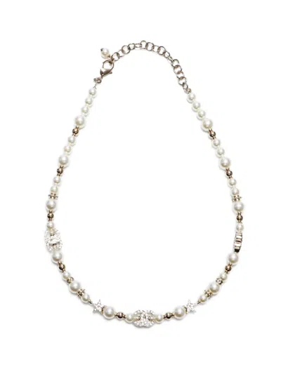 Pre-owned Chanel 2023 Mark Necklace In Gold