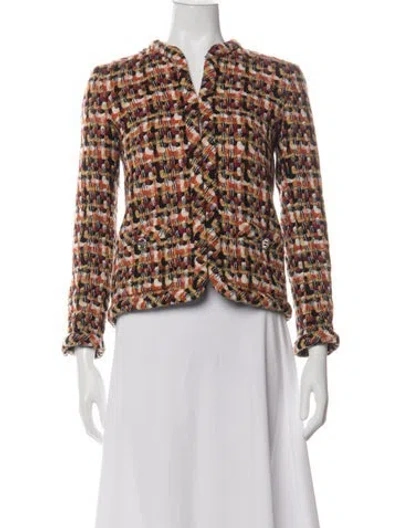Pre-owned Chanel 2023 Metiers D'art Collection Jacket In Multicolor