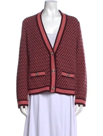 Pre-owned Chanel 2023 Metiers D'art Collection Sweater In Pink