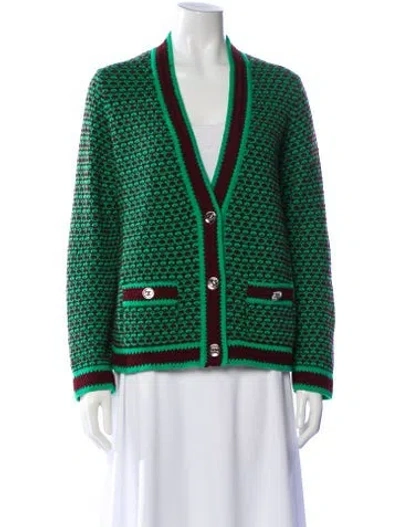 Pre-owned Chanel 2023 Métiers D'art Paris-dakar Sweater In Green