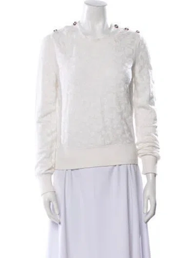 Pre-owned Chanel 2023 Métiers D'art Paris-dakar Sweater In White