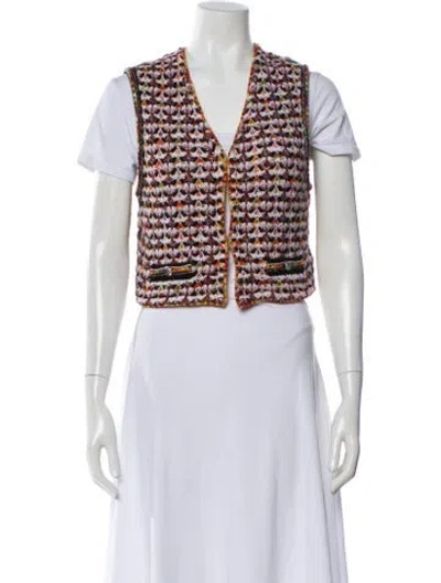 Pre-owned Chanel 2023 Métiers D'art Paris-dakar Vest W/ Tags In Black