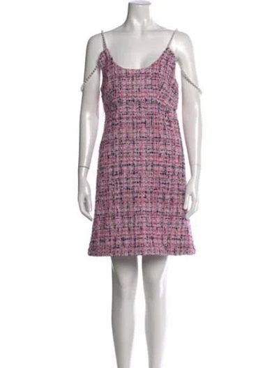 Pre-owned Chanel 2023 Mini Dress In Pink
