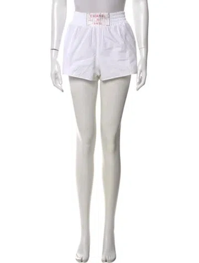 Pre-owned Chanel 2023 Mini Shorts In White
