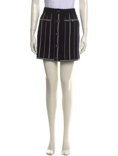 Pre-owned Chanel 2023 Mini Skirt In Black