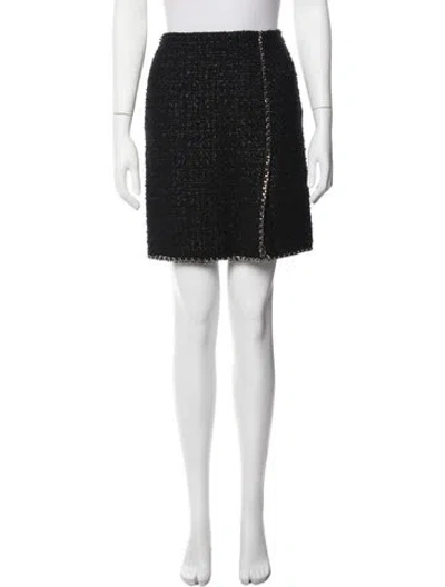 Pre-owned Chanel 2023 Mini Skirt In Black