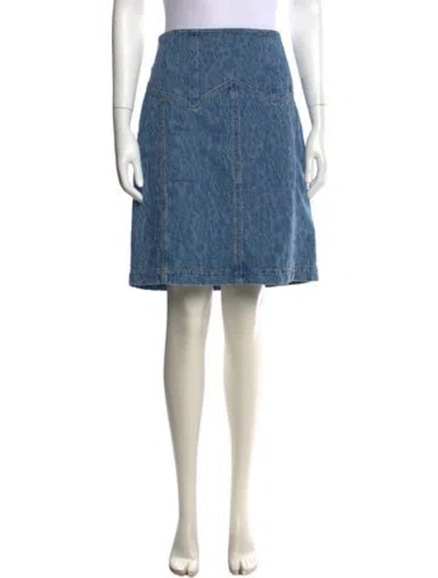 Pre-owned Chanel 2023 Mini Skirt In Blue