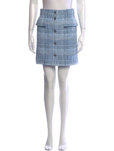 Pre-owned Chanel 2023 Mini Skirt In Blue