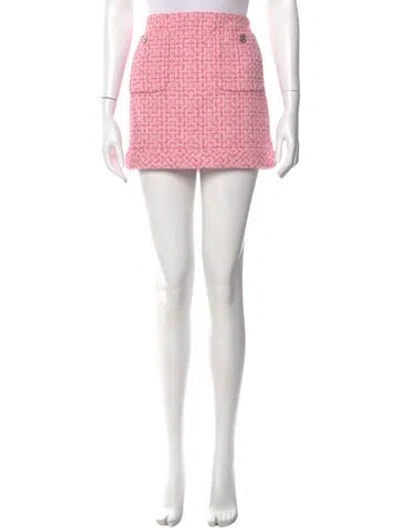 Pre-owned Chanel 2023 Mini Skirt In Pink