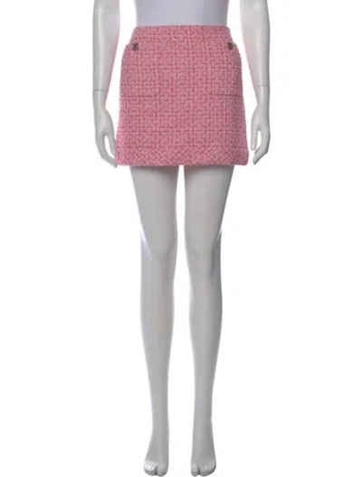 Pre-owned Chanel 2023 Mini Skirt In Pink
