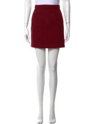 Pre-owned Chanel 2023 Mini Skirt In Red