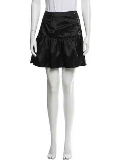 Pre-owned Chanel 2023 Mini Skirt W/ Tags In Black