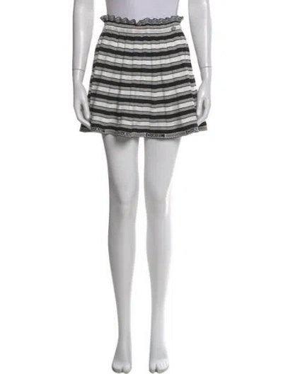 Pre-owned Chanel 2023 Mini Skirt W/ Tags In Black