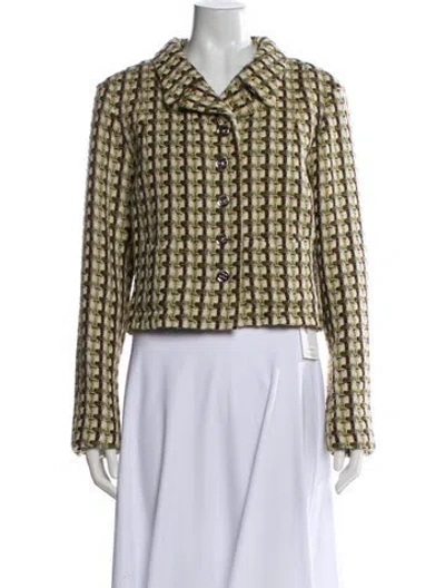 Pre-owned Chanel 2023 Paris-dakar Blazer W/ Tags In Green